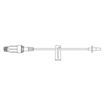 Set Extension IV Extension Set Needle-Free Port Small Bore 8 Inch Tubing Without Filter (1/EA 100/CS) by B Braun Medical, Inc.  ID 473446